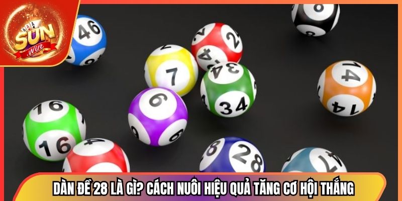 Dàn Đề 28 Là Gì? Cách Nuôi Hiệu Quả Tăng Cơ Hội Thắng
