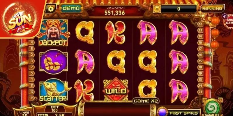 Biểu tượng đặc biệt hiển thị trong vòng quay